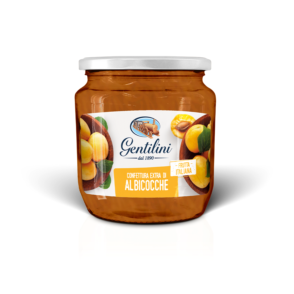 APRICOT JAM 340G - GENTILINI Gentilini - Jam @Mercato Gourmet | Your Italian Gourmet Supermarket