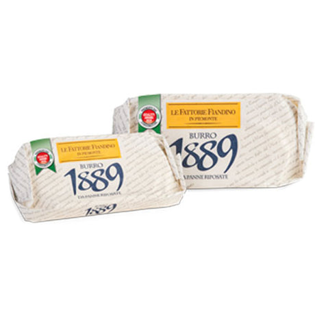 Unsalted Butter 1889 200g - Le Fattorie Fiandino Le Fattorie Fiandino - Dairies @Mercato Gourmet | Your Italian Gourmet Supermarket