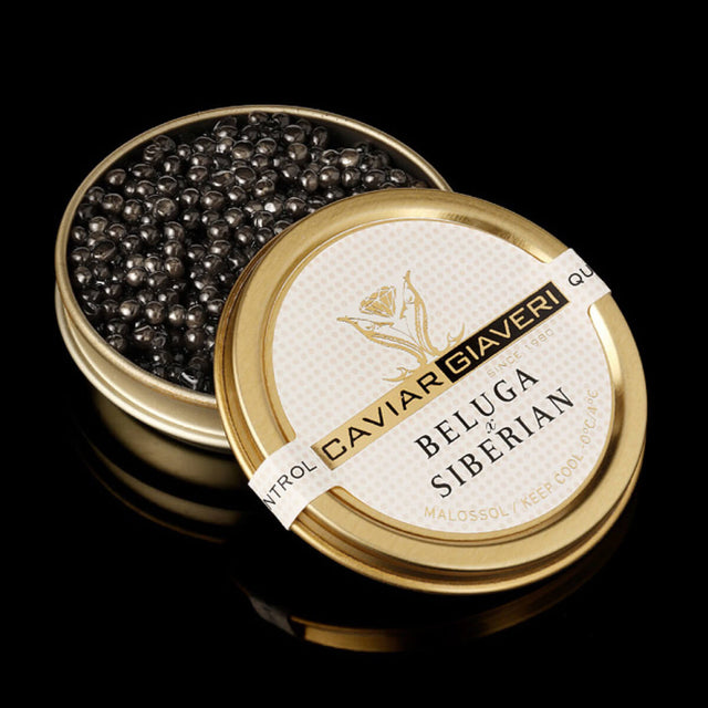 Beluga Siberian - Caviar Giaveri Caviar Giaveri - Caviar 30g @Mercato Gourmet | Your Italian Gourmet Supermarket