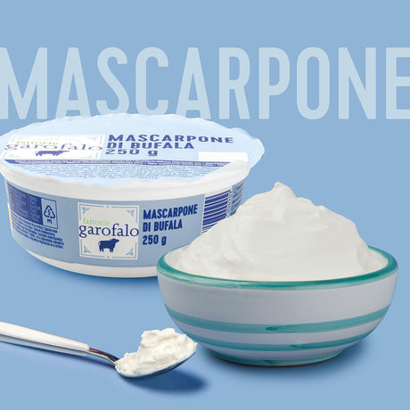 Buffalo mascarpone 250g - Fattorie Garofalo Fattorie Garofalo - Mascarpone @Mercato Gourmet | Your Italian Gourmet Supermarket