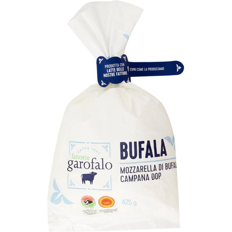 Buffalo mozzarella 425g- Fattorie Garofalo Fattorie Garofalo - Mozzarella 425g @Mercato Gourmet | Your Italian Gourmet Supermarket