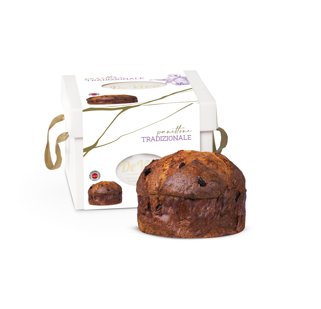 Milanese Panettone 1000g - De Vivo De Vivo - Panettone @Mercato Gourmet | Your Italian Gourmet Supermarket