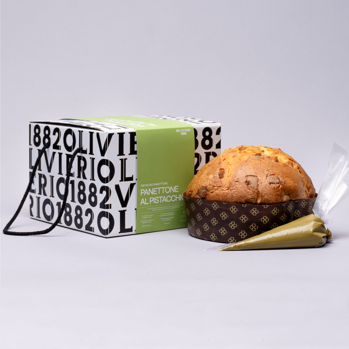 Pistachio Panettone 1000g - Olivieri OLIVIERI 1882 - Panettone 1000g @Mercato Gourmet | Your Italian Gourmet Supermarket