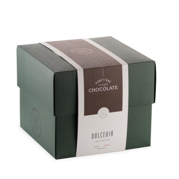 Panettone Full Chocolate 750g - Dolce Via Dolce Via - Panettone @Mercato Gourmet | Your Italian Gourmet Supermarket