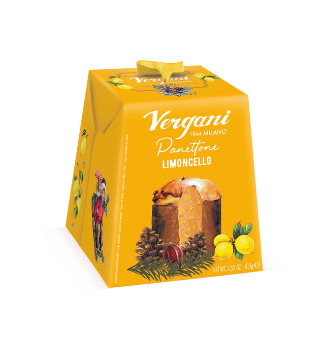 LIMONCELLO PANETTONE 100G BOX - Vergani Vergani - Panettone @Mercato Gourmet | Your Italian Gourmet Supermarket