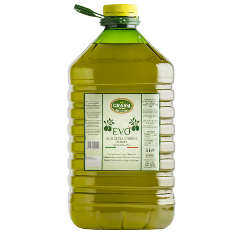 Italian Extra Virgin Olive Oil 5L - Grassi Mercato Gourmet Oil