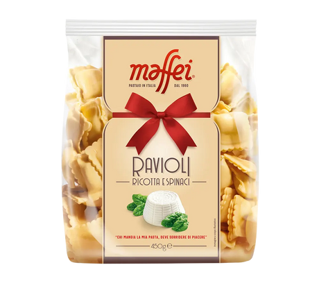 Ravioli ricotta and spinach 450g - Maffei Pastaio Maffei - Fresh Pasta @Mercato Gourmet | Your Italian Gourmet Supermarket