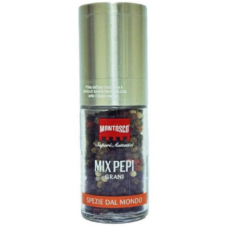 Mix Peppercorns Grinder 220g - Montosco Mercato Gourmet Spices & Dressing