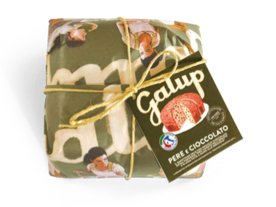 Traditional Pears and Chocolate Panettone 750g - Galup Galup - Panettone @Mercato Gourmet | Your Italian Gourmet Supermarket