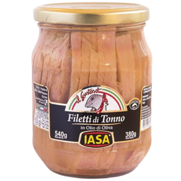 Tuna Fillet in Olive Oil 540g - Iasa Mercato Gourmet - Packaged Seafood @Mercato Gourmet | Your Italian Gourmet Supermarket