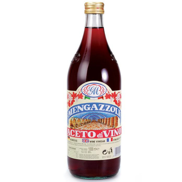 Red Wine Vinegar 1L - Mengazzoli Mengazzoli - Vinegar Red - 1L @Mercato Gourmet | Your Italian Gourmet Supermarket