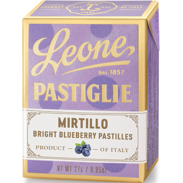 Blueberry Pastilles 27g - Leone Leone - Confectionery @Mercato Gourmet | Your Italian Gourmet Supermarket