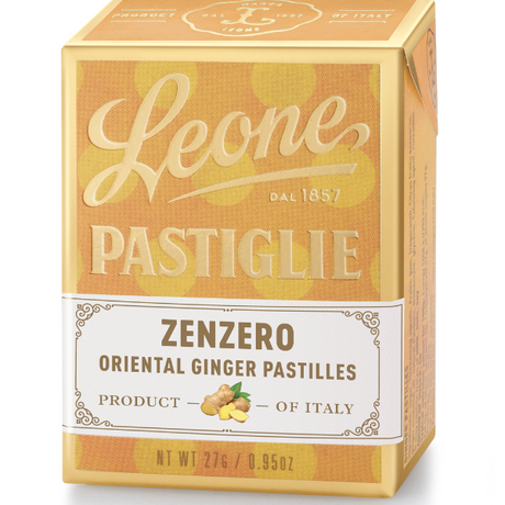 Ginger Pastilles 27g - Leone Mercato Gourmet - Confectionery @Mercato Gourmet | Your Italian Gourmet Supermarket