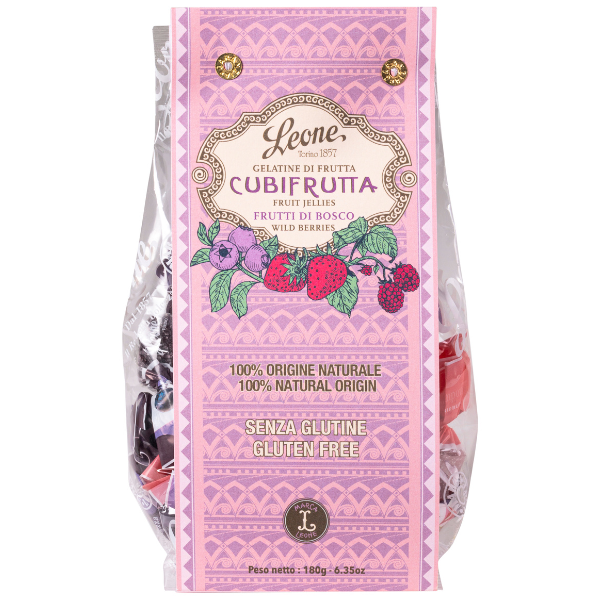 Wildberries Cubifrutta Fruit Jellies 180g - Leone Mercato Gourmet - Confectionery @Mercato Gourmet | Your Italian Gourmet Supermarket