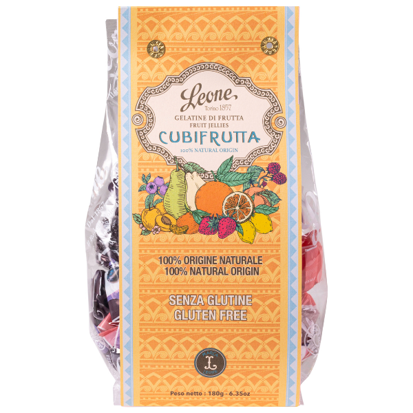 Cubifrutta Fruit Jellies 180g - Leone Leone - Confectionery 180g @Mercato Gourmet | Your Italian Gourmet Supermarket