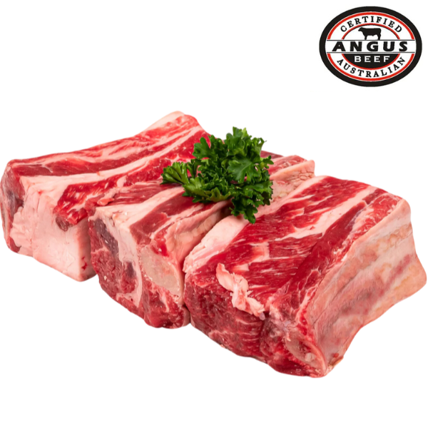 Australian Angus M2 - 3+ Short Ribs 1kg (Frozen) Pacific Gourmet - Angus Beef 1kg (±50g) Chunks @Mercato Gourmet | Your Italian Gourmet Supermarket