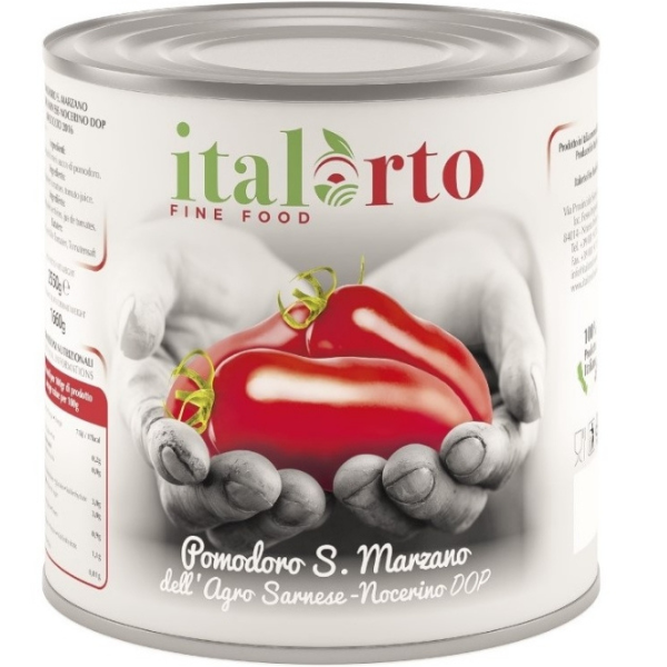 San Marzano DOP Tomatoes 2.55 kg - Italorto Italorto - Tomato & Sauces 2.55kg @Mercato Gourmet | Your Italian Gourmet Supermarket