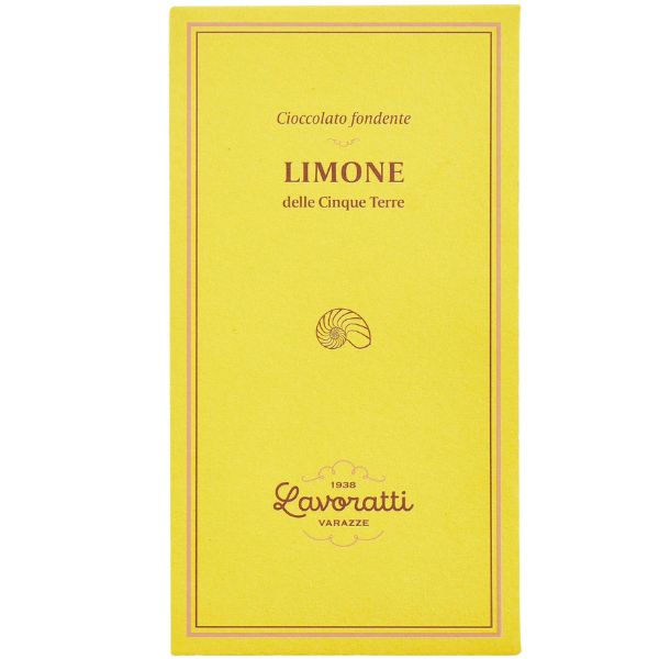 Dark Chocolate with Lemon from Cinque Terre 80g - Lavoratti Lavoratti - Confectionery 80g @Mercato Gourmet | Your Italian Gourmet Supermarket