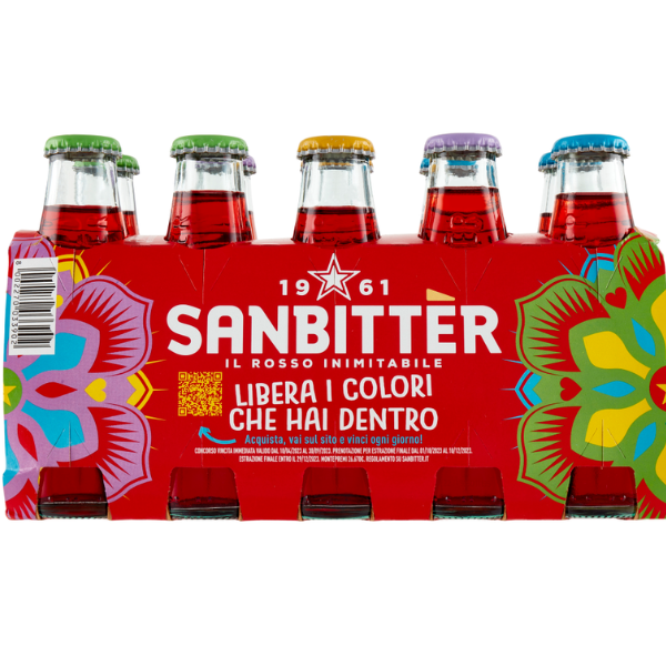 Sanbitter Rosso (Pack of 10 X 100ml) Mercato Gourmet - Aperitif @Mercato Gourmet | Your Italian Gourmet Supermarket