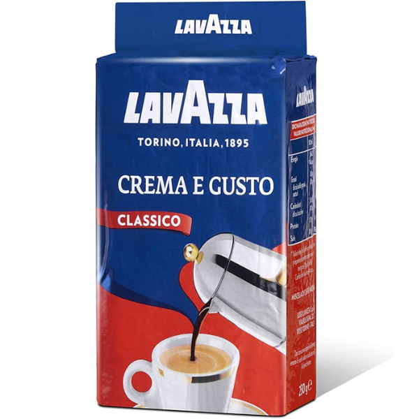 Crema Gusto Ground Coffee 250g - Lavazza Lavazza - Coffee & Tea @Mercato Gourmet | Your Italian Gourmet Supermarket