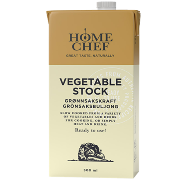 Home Chef Vegetable Stock 500ml - Salsus Salsus Broth & Stock