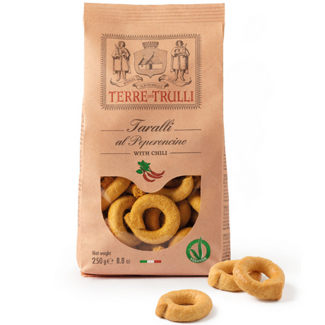 Taralli Savoury Rings with Chili - Terre dei Trulli Terre dei Trulli - Snacks @Mercato Gourmet | Your Italian Gourmet Supermarket