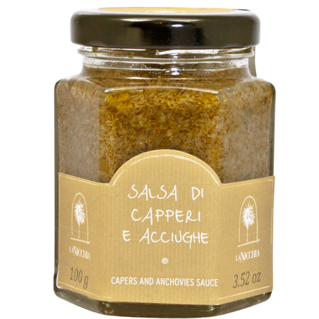 Capers and Anchovies Sauce 100g - La Nicchia Mercato Gourmet Preserved Vegetables