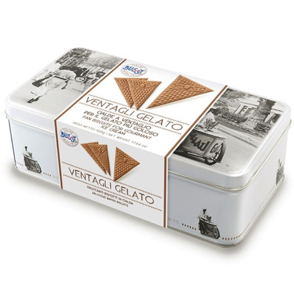 Ice Cream Wafers in Tin 500g - Bussy Bussy - Wafer @Mercato Gourmet | Your Italian Gourmet Supermarket