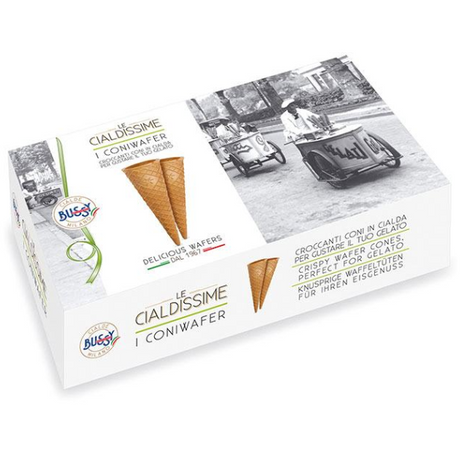 Ice Cream Wafer Cones 50g - Bussy Bussy - Confectionery 50g @Mercato Gourmet | Your Italian Gourmet Supermarket