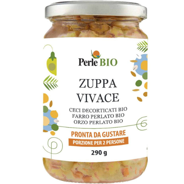 Organic Lovely Soup in Jar 290g - Perle della Tuscia Perle della Tuscia - Legumes & Grains @Mercato Gourmet | Your Italian Gourmet Supermarket