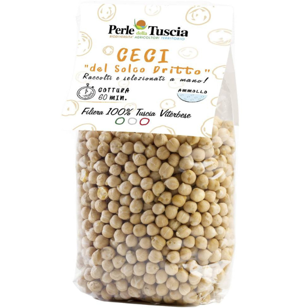 "Straight Furrow" Chickpeas 400g - Perle della Tuscia Perle della Tuscia - Legumes & Grains 400g @Mercato Gourmet | Your Italian Gourmet Supermarket