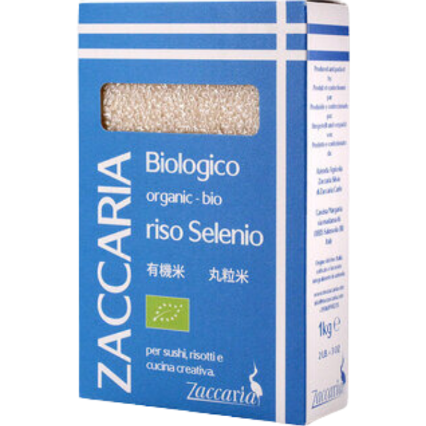 Organic Selenio Rice (Sushi) 1kg - Zaccaria Zaccaria - Rice @Mercato Gourmet | Your Italian Gourmet Supermarket