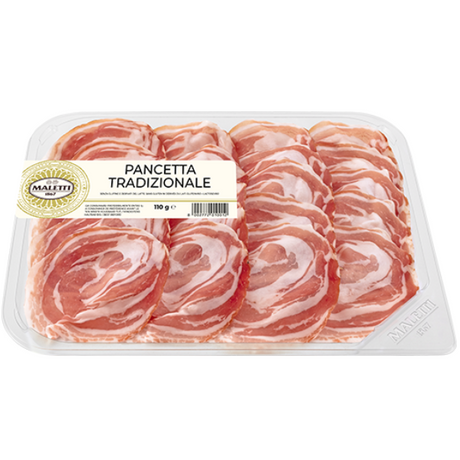 Traditional Sliced Pancetta 110g - Maletti Mercato Gourmet - Cold-Cut @Mercato Gourmet | Your Italian Gourmet Supermarket