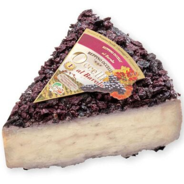 Occelli Cheese with Barolo 200g (±10%) Beppino Occelli - Cheese @Mercato Gourmet | Your Italian Gourmet Supermarket