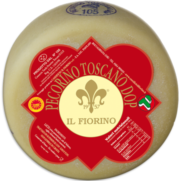 Il Fiorino Pecorino Toscano DOP 200g (±10%) Mercato Gourmet - Cheese @Mercato Gourmet | Your Italian Gourmet Supermarket