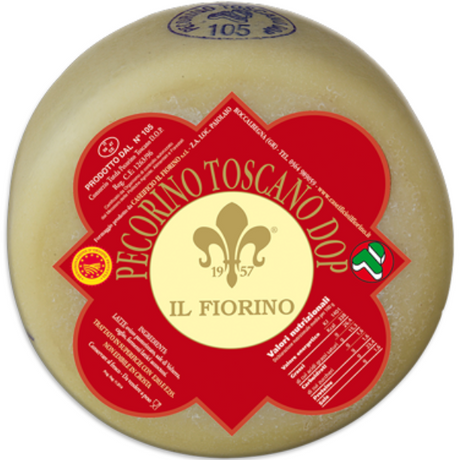 Il Fiorino Pecorino Toscano DOP 200g (±10%) Mercato Gourmet - Cheese @Mercato Gourmet | Your Italian Gourmet Supermarket