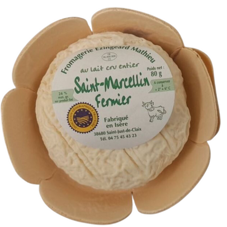 Saint Marcellin Fermier De L'isere 80g - Beillevaire BEILLEVAIRE - Cheese 80g @Mercato Gourmet | Your Italian Gourmet Supermarket