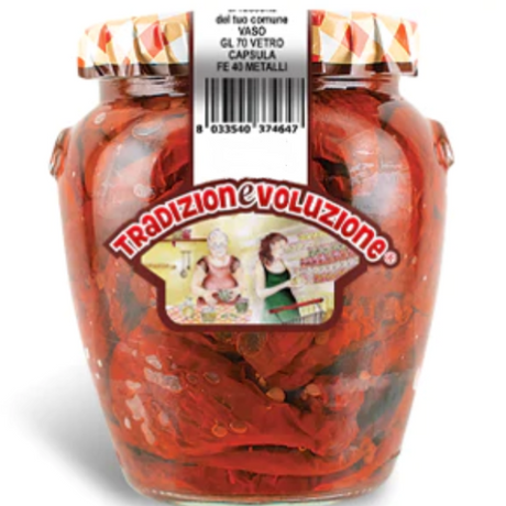 Sundried Tomatoes Puglia Style 580ml - Tradizionevoluzione Mercato Gourmet Preserved Vegetables