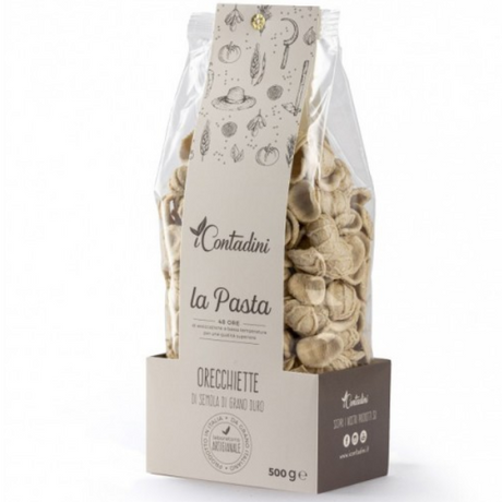 Durum Wheat Orecchiette 500g - I Contadini I Contadini - Dried Pasta @Mercato Gourmet | Your Italian Gourmet Supermarket