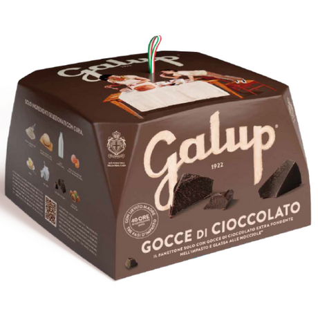 Panettone with Chocolate Drops 750g - Galup Galup - Panettone 750g @Mercato Gourmet | Your Italian Gourmet Supermarket