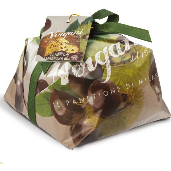 Marron Glacé Panettone 750g - Vergani Vergani - Panettone 750g @Mercato Gourmet | Your Italian Gourmet Supermarket