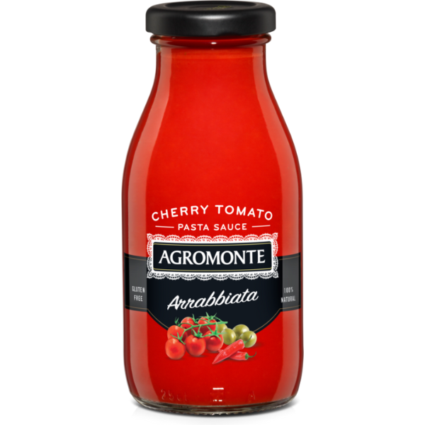 Arrabbiata Cherry Tomato Sauce 260g - Agromonte Agromonte - Tomato & Sauces 260ml @Mercato Gourmet | Your Italian Gourmet Supermarket