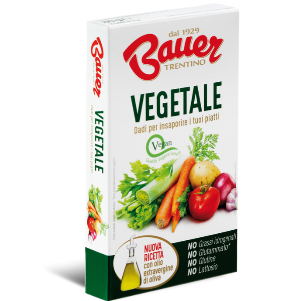 Vegetables Stock in Cubes 60g - Bauer Bauer - Broth & Stock @Mercato Gourmet | Your Italian Gourmet Supermarket