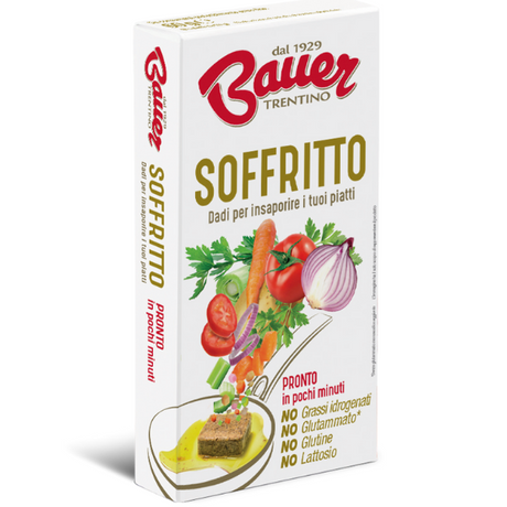 Soffritto Vegetable Frying in Cubes 60g - Bauer Mercato Gourmet Broth & Stock