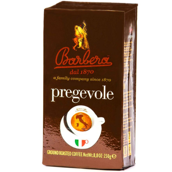 Pregevole Ground Coffee 250g - Barbera Barbera - Coffee & Tea @Mercato Gourmet | Your Italian Gourmet Supermarket