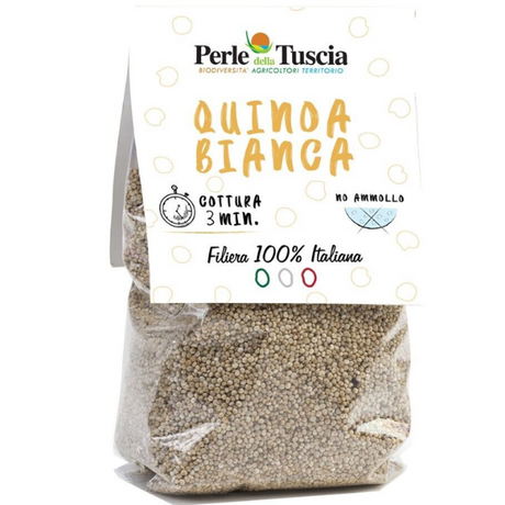 Italian Whtie Quinoa 300g - Perle della Tuscia Mercato Gourmet - Legumes & Grains @Mercato Gourmet | Your Italian Gourmet Supermarket