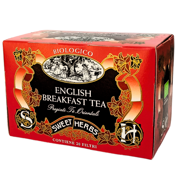 Organic English Breakfast Tea (20 Tea Bags) - Brezzo Mercato Gourmet - Coffee & Tea @Mercato Gourmet | Your Italian Gourmet Supermarket