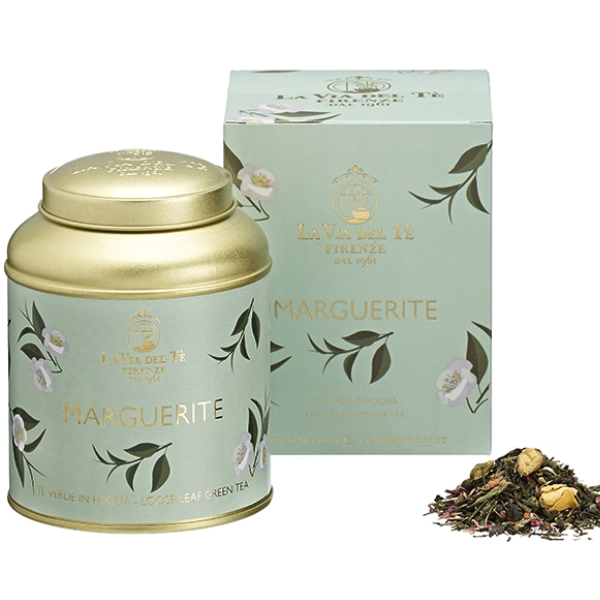 Marguerite Tea in Tin 100g - La Via del Tè Mercato Gourmet - Coffee & Tea @Mercato Gourmet | Your Italian Gourmet Supermarket