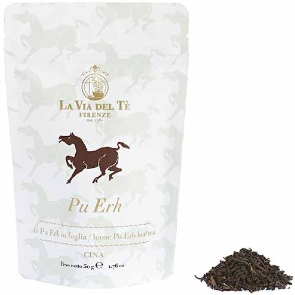 Pu Erh Tea Doypack 50g - La Via del Tè La Via del Tè - Coffee & Tea @Mercato Gourmet | Your Italian Gourmet Supermarket