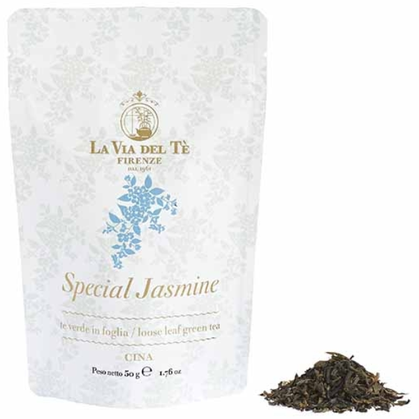 Special Jasmine Tea Doypack 50g - La Via del Tè La Via del Tè - Coffee & Tea @Mercato Gourmet | Your Italian Gourmet Supermarket